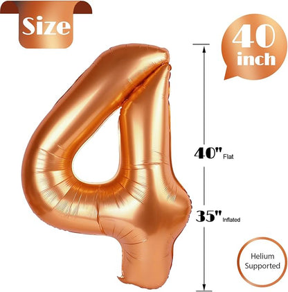 Orange 4 Balloon - Image 5