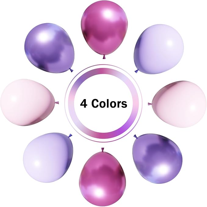 Pink and Purple Balloons - Image 3