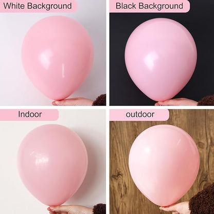 RUBFAC Pink Balloons Pastel Pink Balloon Arch Kit Different Sizes 129pcs | - Image 3