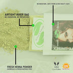 3 Packs Of Auburn Henna Hair & Beard Color/Dye 100 Grams - Natural Hair Color, Plant-based Hair Dye - The Henna Guys