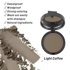 SOVONCARE Hairline Powder - Root Touch Up & Gray Hair Concealer for Men and Women, Instantly Covers Thinning Hair and Bald Spots, Natural-Looking Coverage Light Coffee 0.35 oz