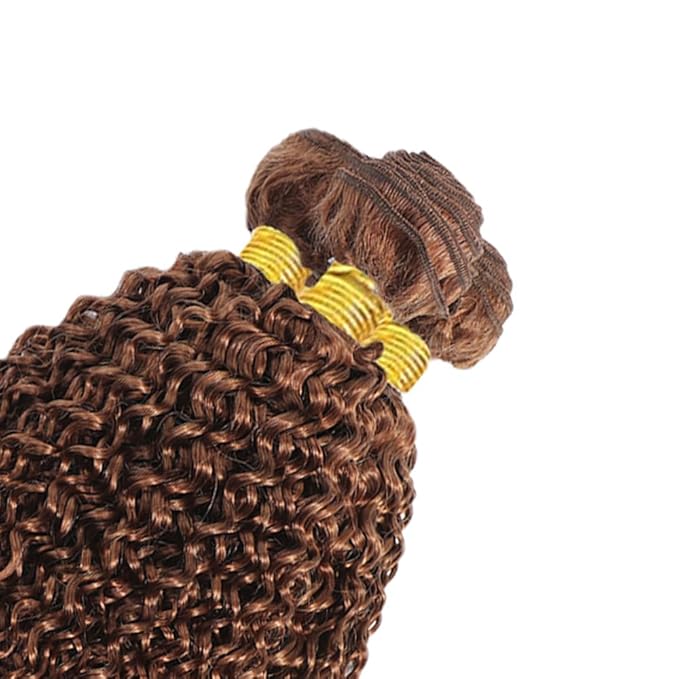 26 28 30 Inch Light Brown Bundles Human Hair Color #30 Water Wave Bundle Light Brown Wet and Wavy Bundle Color #30 Human Hair Bundles