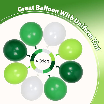 60Pcs Green Balloons 12inch - Image 4