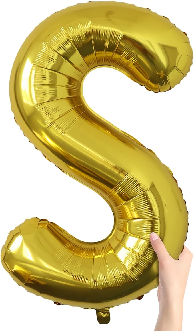 Letter Balloons Gold Party Balloon - Image 2