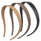 3 Pack Headbands Designed for Eyewear,Flex No Pressure Hairbands for Women Comfortable Plastic Headbands with Teeth Matte-Black,Khaki,Coffee