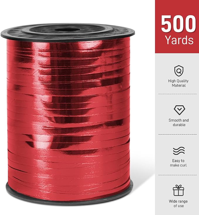 500 Yards Metallic Shiny Curling Ribbon - Image 2