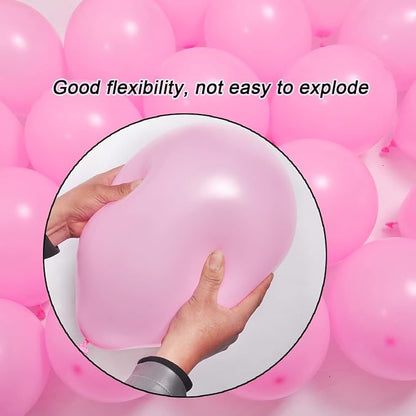 300 Pack Pink Balloons 12 inch Pink Latex Party Balloon Bulk - Image 3