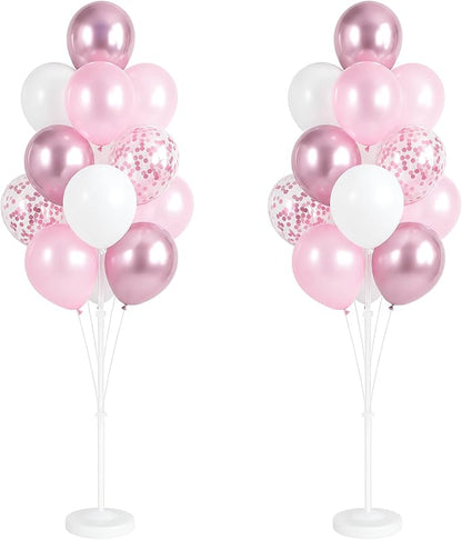 Pink Balloon Column Stand Kit by Tosuced
