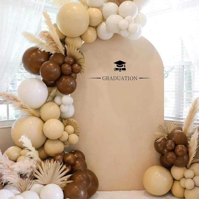 Boho Brown Balloon Garland Arch Kit - Image 5