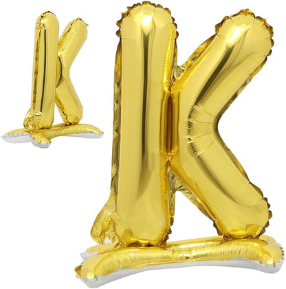 16" Standing Alphabet Letter and Number Balloons Aluminum Hanging Foil Film by RUIANSI