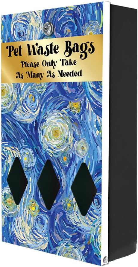 Zero Waste USA - DISPENSE-ART™ Roll Bag Dispenser & Sign - Starry Night | - Image 3