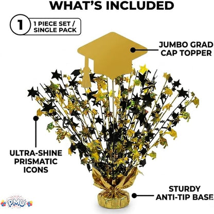 PMU Graduation Centerpieces for Table 2026, Grad Balloon Weight Centerpiece - Image 9