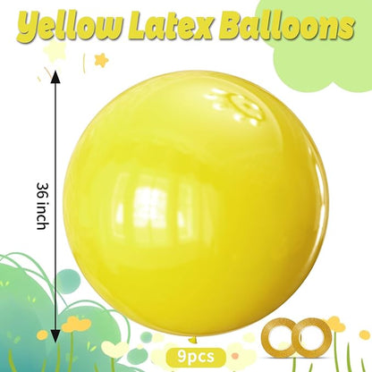 Yellow Giant Balloons 36 Inch - Image 2