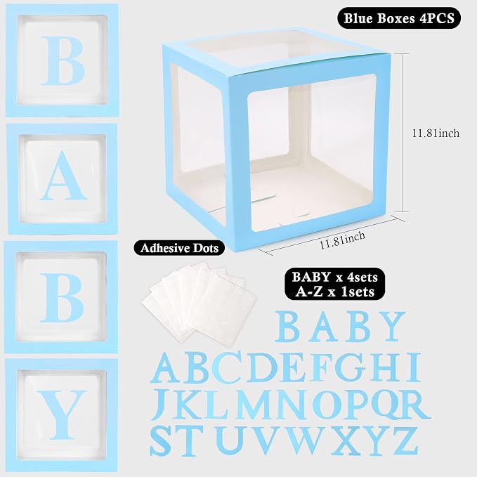 Voircoloria Baby Boxes with 26 Letters - Image 2