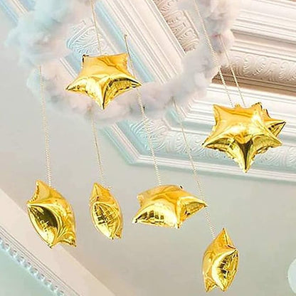 24 Pcs 18" Gold Star Balloons Foil Balloons Mylar Balloon - Image 3