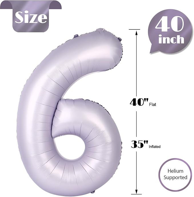 Light Purple 6 Balloon - Image 5