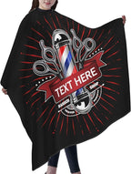 Custom Barber Cape for Men Personalized Professional Hair Cutting Cape with Text for Home Salon Barbershop