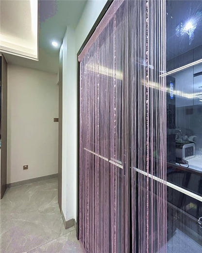 ave split 100cmX200cm Decorative Door String Curtain Beads Wall Panel Fringe - Image 5