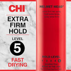 CHI Helmet Head Extra Firm Hairspray, Protects Against Humidity & Creates Voluminous Hairstyles, Sulfate & Paraben-Free, 2.6 Oz