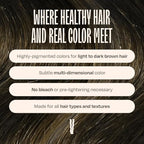 oVertone Daily Color Depositing Conditioner, Espresso Brown, 4.5 oz, Hydrating, Damage-Free Temporary Hair Color for All Hair Types with Shea Butter & Coconut Oil, Vegan & Cruelty-Free