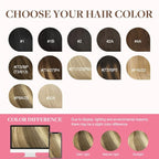 GOO GOO Clip in Hair Extensions Real Human Hair, Remy Human Hair Extensions Clip ins for Women, Natural Human Hair, 20inch 150g 9Pcs, 8A/22 Medium Brown Highlighted Golden Blonde