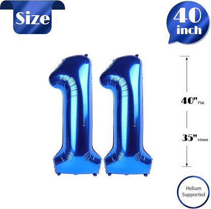 Navy Blue 11 Balloon - Image 6