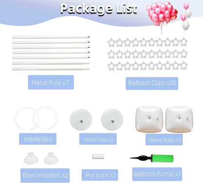 Balloon Arch Stand Kit 9ft &5.6ft, Heavy Duty Base - Image 2