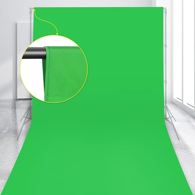 Green Backdrop - 10 x 20 ft, High Density Polyester Fabric - Image 5
