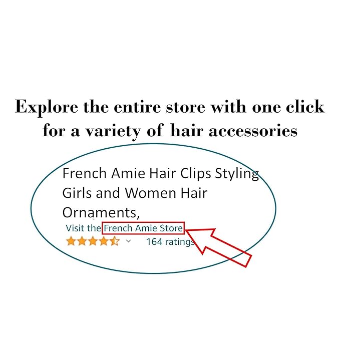 French Amie Curved Amber Brown Large Handmade Strong Grip Celluloid Automatic Hair Clip Barrette
