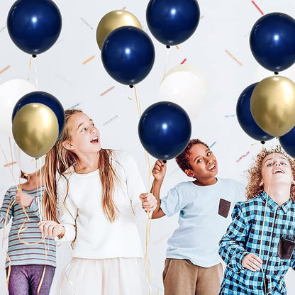 YMSZ Navy Blue Balloons with Different Sizes, Graduation, Baby Shower, Wedding - Image 7