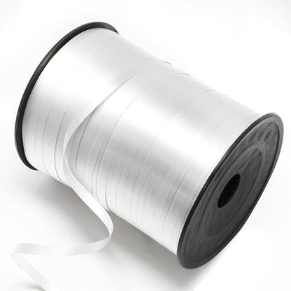 Luomorgo White Curling Ribbon, 500 Yards/1 Roll Balloon Ribbon | Plastic Thin by Luomorgo