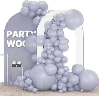 PartyWoo Dusty Blue Balloons 100pcs Slate Blue Boho Neutral Color | 36 18 12 10 by PartyWoo