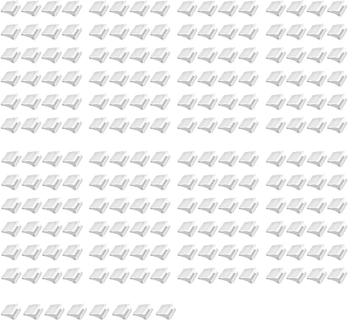 200PCS Clear Plastic V Balloon Clips by Ruiwaer