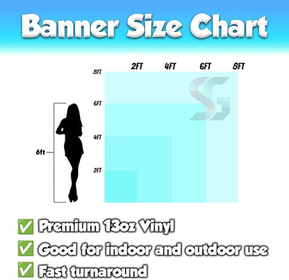 Custom Design Square Vinyl Banner - Image 2