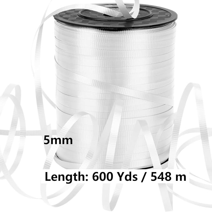 600 Yards Curling Ribbon, Balloon String Roll Ribbon and Bows - Image 5