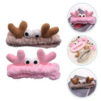 Elastic Marine Creature Pattern Facial Headbands for Face Washing, Spa Use, and Hairstyle Protection