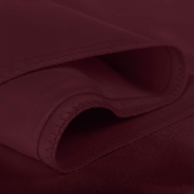BLISSFORD Satin Pillowcase with Zipper, for Hair and Skin Care, Feels Soft and Cool Like a Silk Pillowcase, Satin Pillow Cases 2 Pack, Slik Pillow Cover, Burgundy, Queen, Set of 2