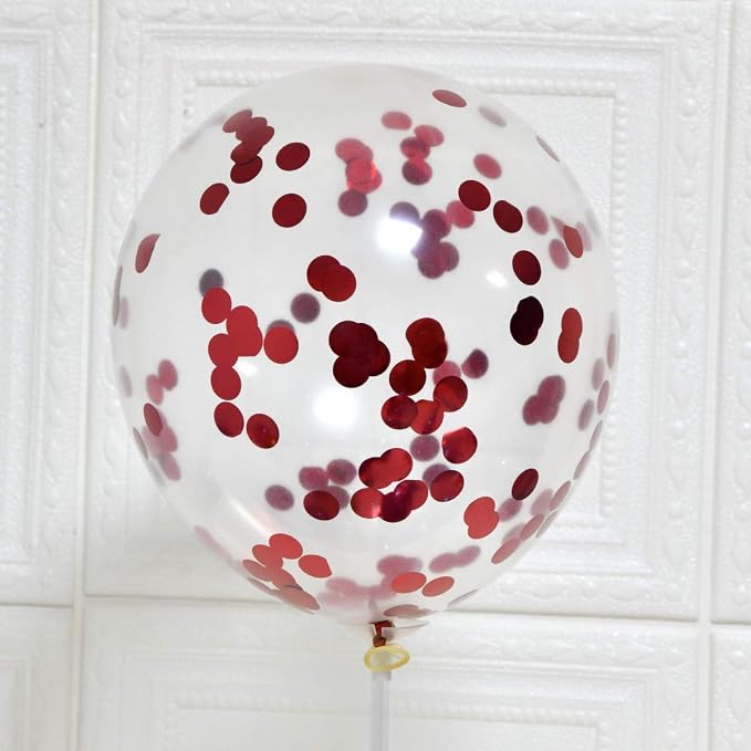 Red Confetti Balloons - Image 4