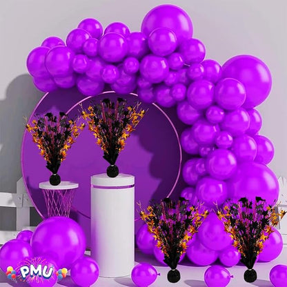 PMU 3 pack Bursting Star Metallic Foil Spray Centerpiece- Metallic Black & - Image 3