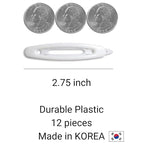 12pcs Hair Barrettes Set for Women and Girls, Hair Clips for Thick Thin Fine Hair, Non-metal Hair Accessories, Non-Slip Grip Handmade Snap Hairpin, BPA Free