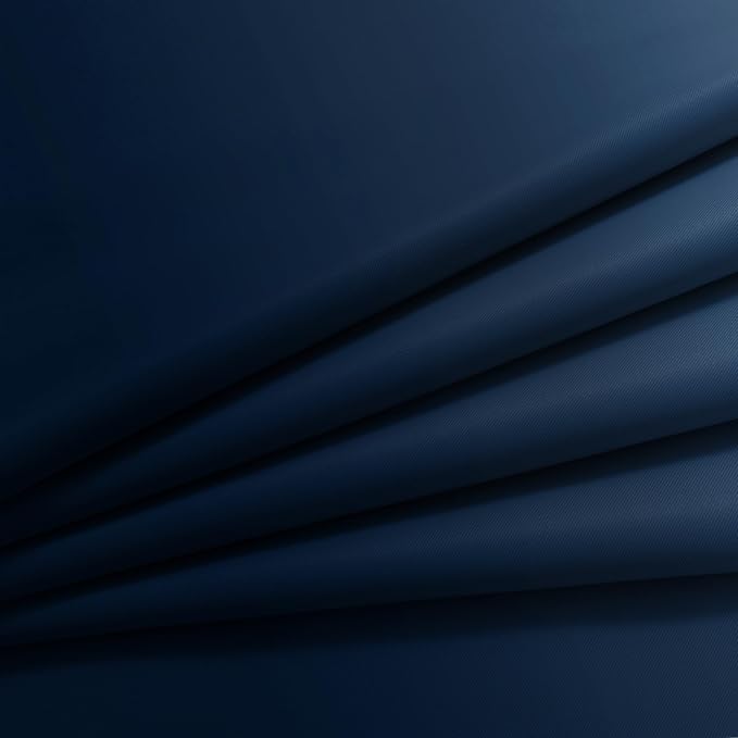 Yakamok Ombre Curtains Blue and Greyish White - Image 5