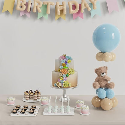 YALLOVE 4-Pack 23.6-Inch Clear Acrylic Balloon Centerpiece Stands | Tabletop - Image 6
