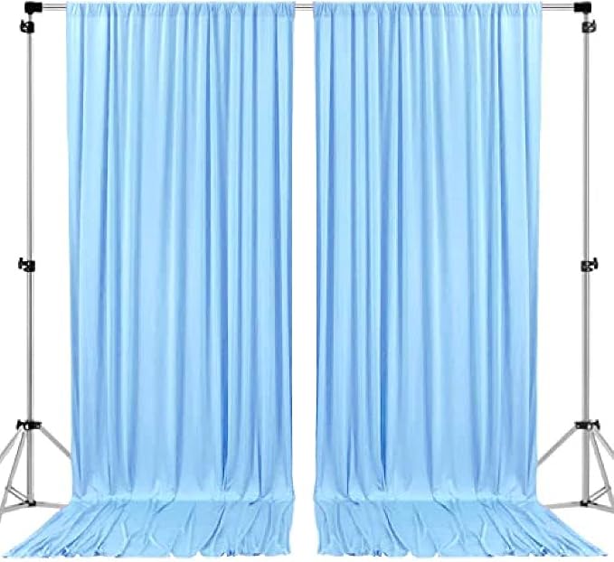 AK TRADING CO. 10 feet x 10 feet Polyester Backdrop Drapes Curtains Panels by Fabrics%7CEventDecor%7CCrafts%7CUpholsteryFoam