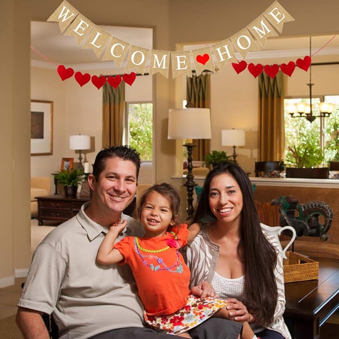 ALLFUN Welcome Home Banner Welcome Home Decorations | Made - Image 6