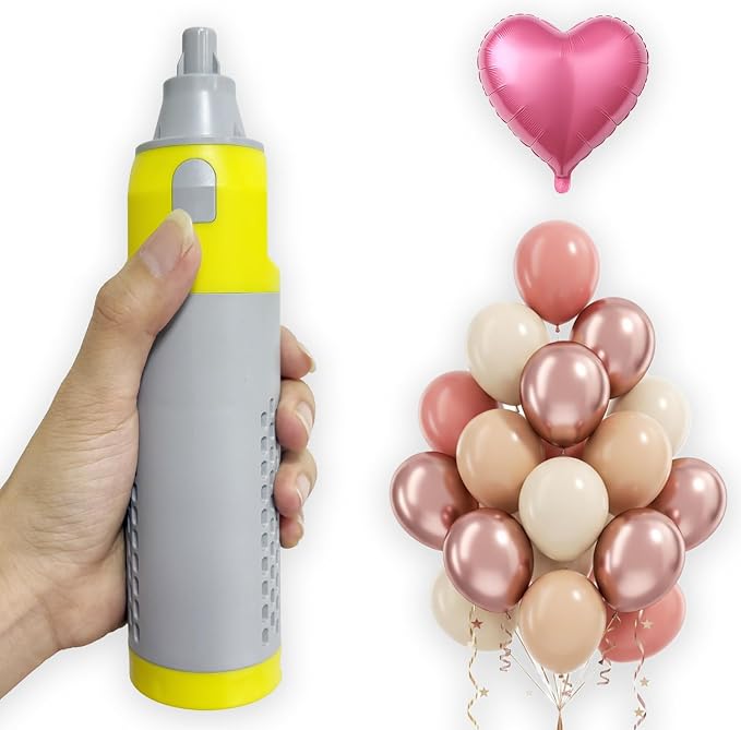 Ultra-Portable Balloon Pump – Cordless, USB Rechargeable & Handheld Electric by DeriyuRay