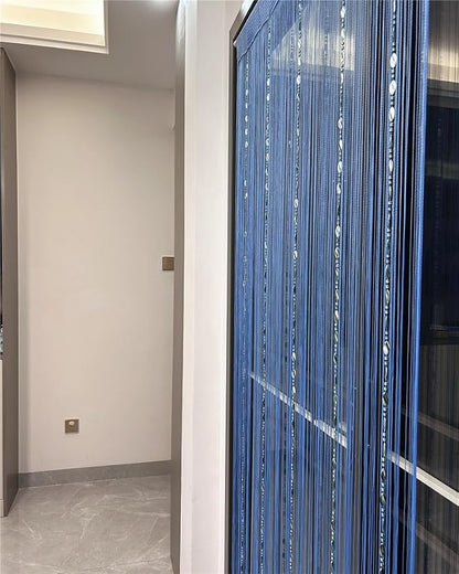 ave split 100cmX200cm Decorative Door String Curtain Beads Wall Panel Fringe - Image 5