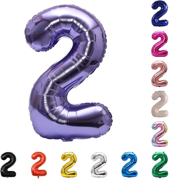 YPSelected 32 Inch Large Foil Helium Number Balloon Birthday Wedding Party 0-9 by YPSelected