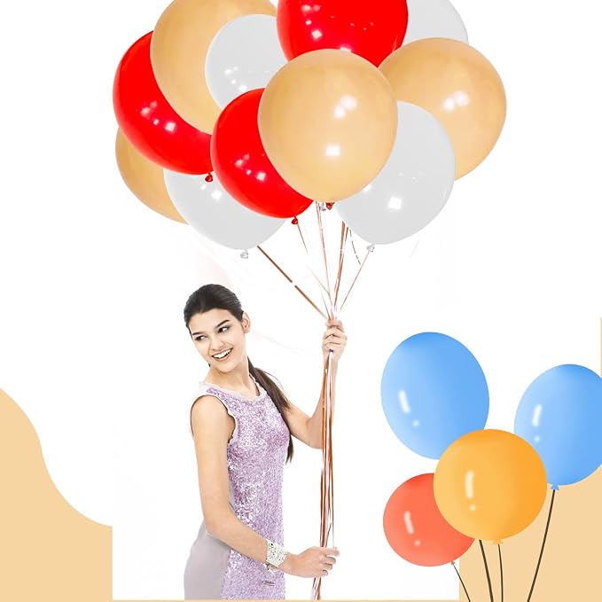 Nude Balloons 18 Inch 12 Pack Large Latex Party Balloons Round Helium Balloon - Image 4