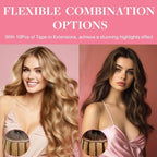 GOO GOO Tape in Hair Extensions Human Hair, 4A Chocolate Brown, 20inch 30g 10pcs, Skin Weft Seamless Invisible, Silky Straight with Thick Ends, Remy Human Hair
