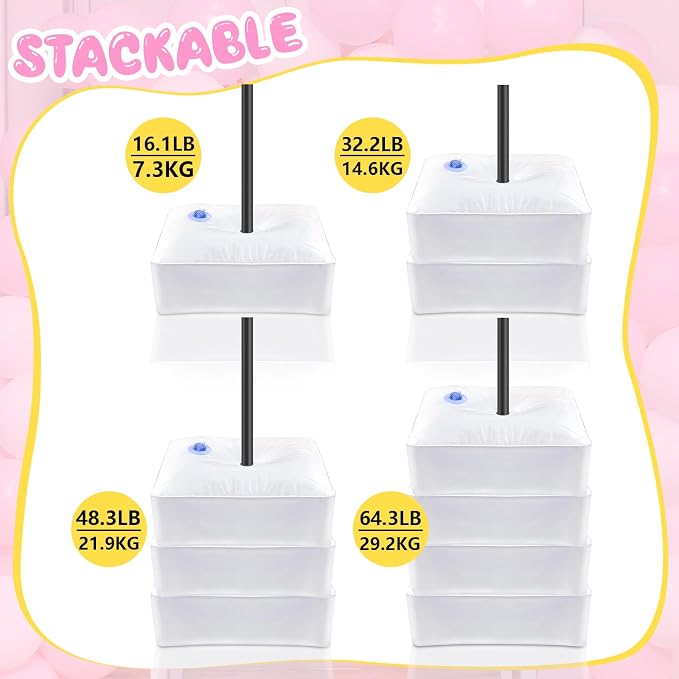 Balloon Arch Stands Base, For Balloon Column Stand and Balloons Arch Set - Image 4